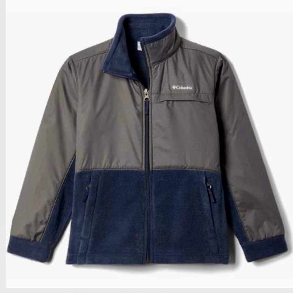 Columbia Boys Steen Mt. Overlay Two-Tone Jacket GUC